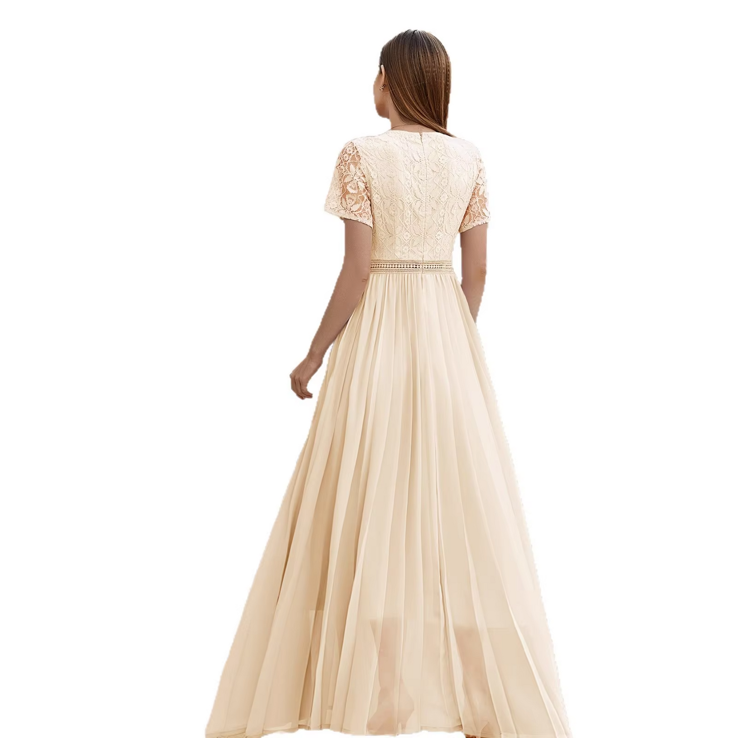 European American style women's lace evening dress – new, cross-border popular, for bridesmaids/weddings